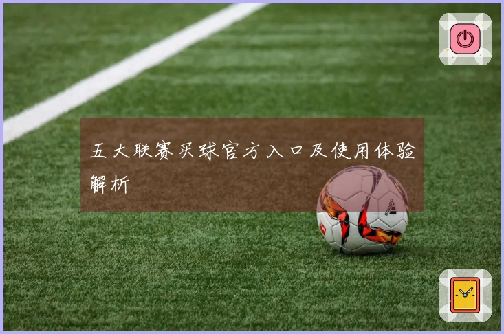 五大联赛买球官方入口及使用体验解析